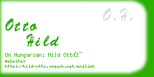otto hild business card